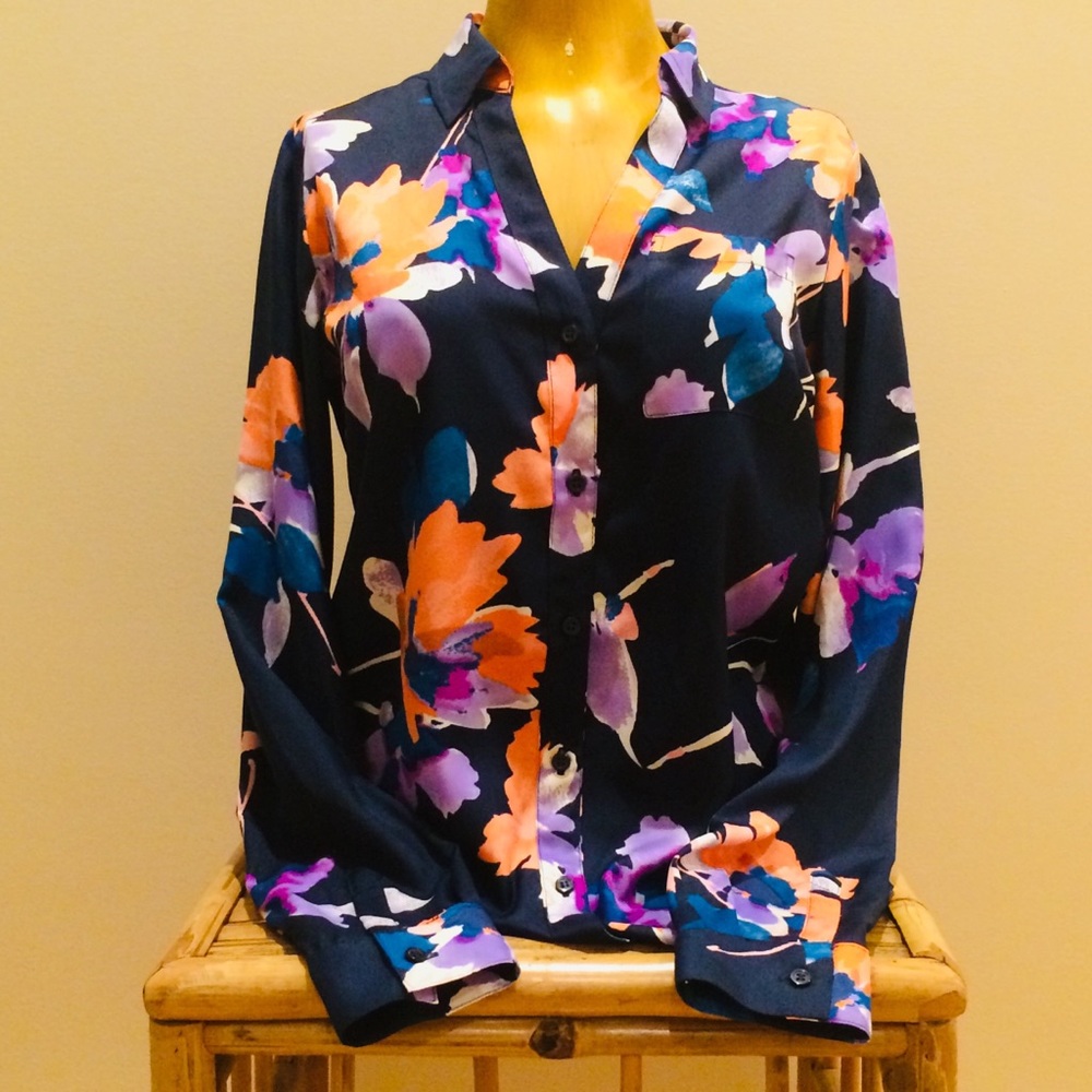 THE LIMITED Floral Blouse